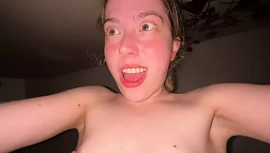 Two firsts in the same video! (Squirting just from sex at 5:15 & throatpie at 10:15) Homemade Amateur OC