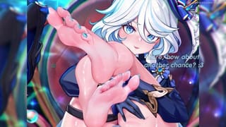 Quickshot Challenge with Furina | Erotic Fontaine Quest Part 1(femdom, Quickshot, Feet, Socks)