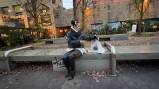 Black Stiletto Otk Leather Boots, Smoking and Fetish Walk - Cut Version - MISS SANDRA DOMINA