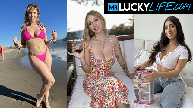 Join Angel Youngs with Lena Paul and Violet Myers in this Hot mr Lucky LIFE Compilation