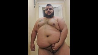 Fat-arab Showing off Body and Cock