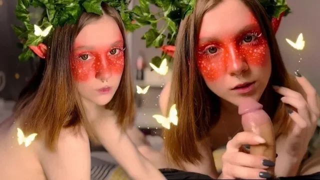 Hot Elf Girl Visited Me in My Dreams and Gave Me a Great Blowjob than We Fuck...