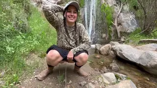Pissing in a Waterfall