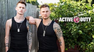 Navy Hunk Flip Fucks AirForce Twink - Blain O'Connor, Cam Steele - ActiveDuty - Pornhub Gay