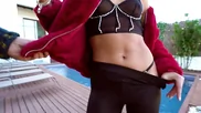 Inked Asian slut Saya Song fucks in exhange for cash