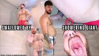 Swallowed by Showering Giant - Pornhub Gay