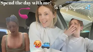 Orgasm Vlog Day!! Join me for a Full Day of Public Lush Fun, BTS and so much Cumming!