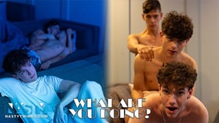 NastyTwinks - what are you doing - Couple Starts Fooling around while Friend Joins - Pornhub Gay
