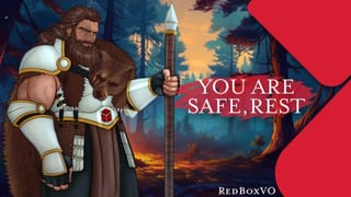 The Bear Knight keeps you Safe by the Fire (Big Dick and Finger Fuck)