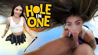 Petite Step Daughter Struggles to Put her Step Daddy's Enormous Cock in her Tiny Mouth - TeamSkeet