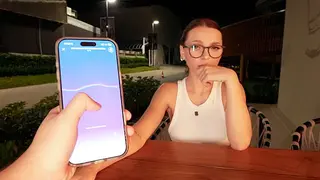 “looks like we got Caught” — Fucked her to Squirt on the first Date in a Public Toilet
