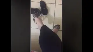 @tici_feet IG Ticii Feet Ticii_feet Tici Feet Dangling Black Sandal with Sound (preview) Full 4 Sale
