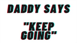 AUDIO EROTICA: Daddy says "keep Going". Daddy Guides you to Touch [TEASER] [M4F]