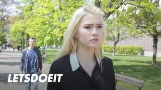 Sexy Polish Blondie Misha Cross Sucks Fat Foreign Penis abroad & Rides it Good - LETSDOEIT