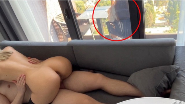 I Called a Prostitute for my Husband and Smoked on the Balcony while they Fucked