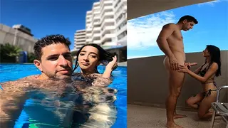 Puta Argentina is Caught in the Pool and Fucked Wildly