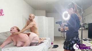 SluttyBBWs - behind the Scenes with BBW Julie Ginger