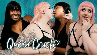 Real Lesbian BBW / Trans GF's get Horny Talking about Queer Sex