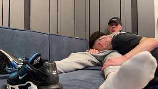 Bottom Sniffs Sweaty Socks and Gets a Creampie - Pornhub Gay