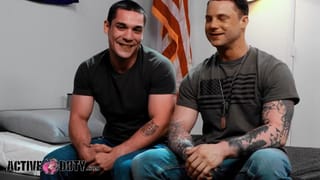 Tatted Hunks Raw Flip Fucks - Andrew Miller, Tyler James - ActiveDuty - Pornhub Gay