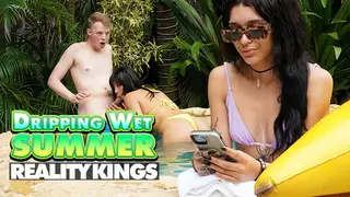 REALITY KINGS - Horny Brunette Ari Alectra will do anything to get a Taste of Jimmy's Sausage