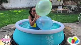 Marianna Blows to Pop Balloons Filled with Balloons (full Video on C4S / MV / OF / Membersite)