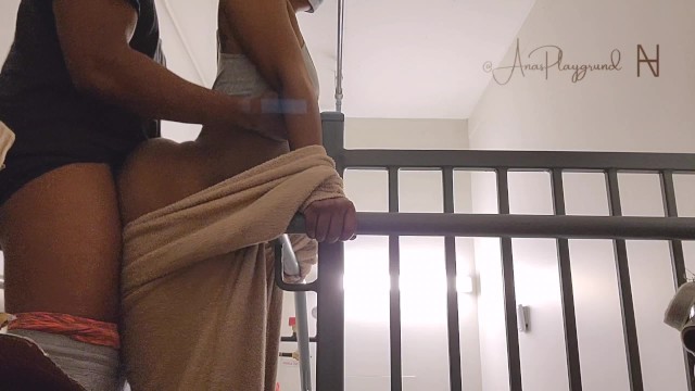She Traded me a Blowjob for Backshots. Snuck a Quickie in the Stairwell.
