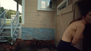 Sports Bra VS no Bra on a Pogo Stick - Piper Blush