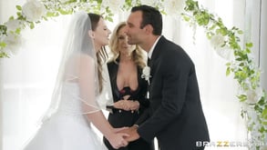 Threesomes porn video – GILF Nina Hartley and young bride Jillian Janson 3some sex