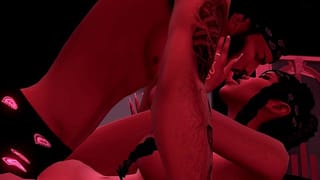 (Sims 4) Brasi & Amunet Late Nights in Paris Fuck Session