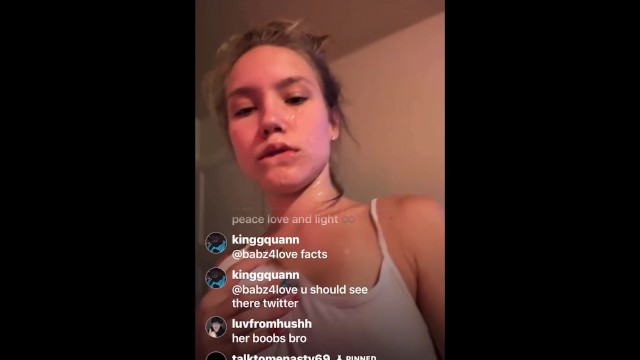 I Love Fucking her on IG Live come Watch Talktomenasty69