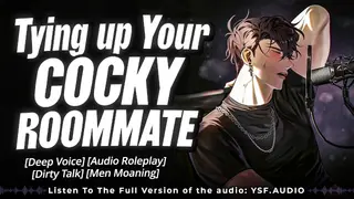 BREAKING IN YOUR SUBMISSIVE ROOMMATE | Male Moaning | Men Whimpering