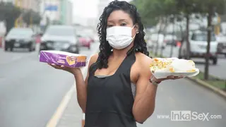 Tremendous Peruvian Brunette Seller of Nougat