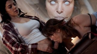 FUTA Gender Transformation - MILF Valentina Nappi Fucks Alice Peachy Raw with her Huge Dick TRAILER