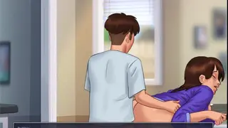 Cartoon Character Mom in Summer Time Saga