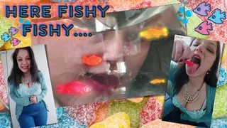 Fish Vore porn video – Here Fishy Fishy!!