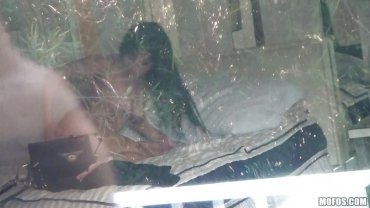 Mofos - hot brunette chick riding a cock