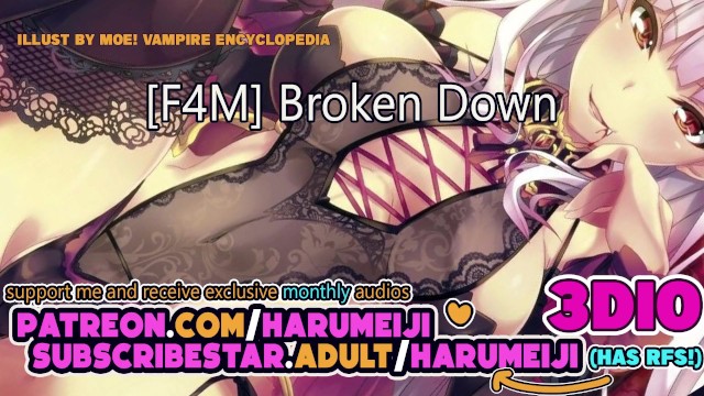 [3dio] Broken down [vampire] [ear Eating] [dual Channel] | Erotic Audio Roleplay