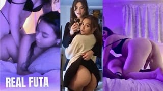 Trans Babe does Anal with Bisexual GF • Amateur Couple