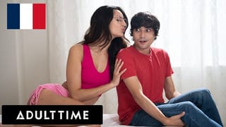 ADULT TIME - Eliza Ibarra Puts on Wrong Glasses & Fucks her Stepbro instead of BF! FRENCH SUBTITLES