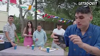 Catherine Knight porn video – Curvy Brunette Gets Pounded on a Picnic Table... Whole Party Watches