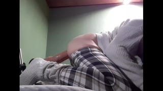 Greasy Dirty Horse Cock Femboy Hard Fucked by Machine