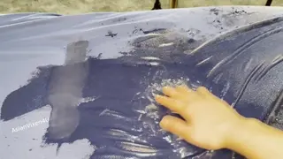 He gives a Yoni Massage and Squirting Tutorial. I then Show this Massive Puddle I made and Splash it