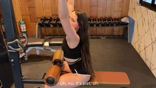Met this Hot Girl in the Gym — her Tiny Shorts Drove me Crazy