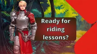 Your Knight gives you Riding Lessons (Cowgirl/Creampie)