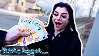 Public Agent Spends his Money on a Working Girl who gives Great Blowjob and Fucks Hard