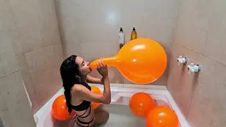 Marianna Starts the Month of October in the Bathtub Blow to Pop (full Video on C4S / MV / OF / Membe