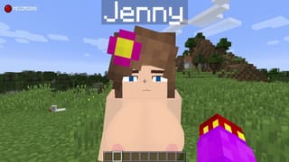 Minecraft Jenny Mod Blowjob from Jenny in a Field!