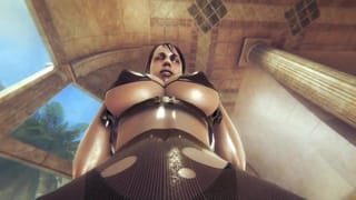 MGS: Quiet Gets Cunnilingus in Public Hot Springs