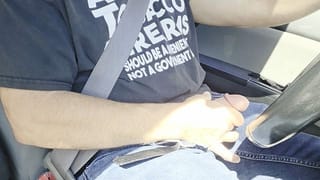 Stroking on the Ride Home again - Pornhub Gay